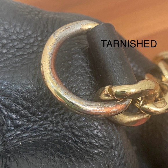 MICHAEL Michael Kors Hamilton Large Black Pebbled Leather Satchel Shoulder Bag - Picture 16 of 16